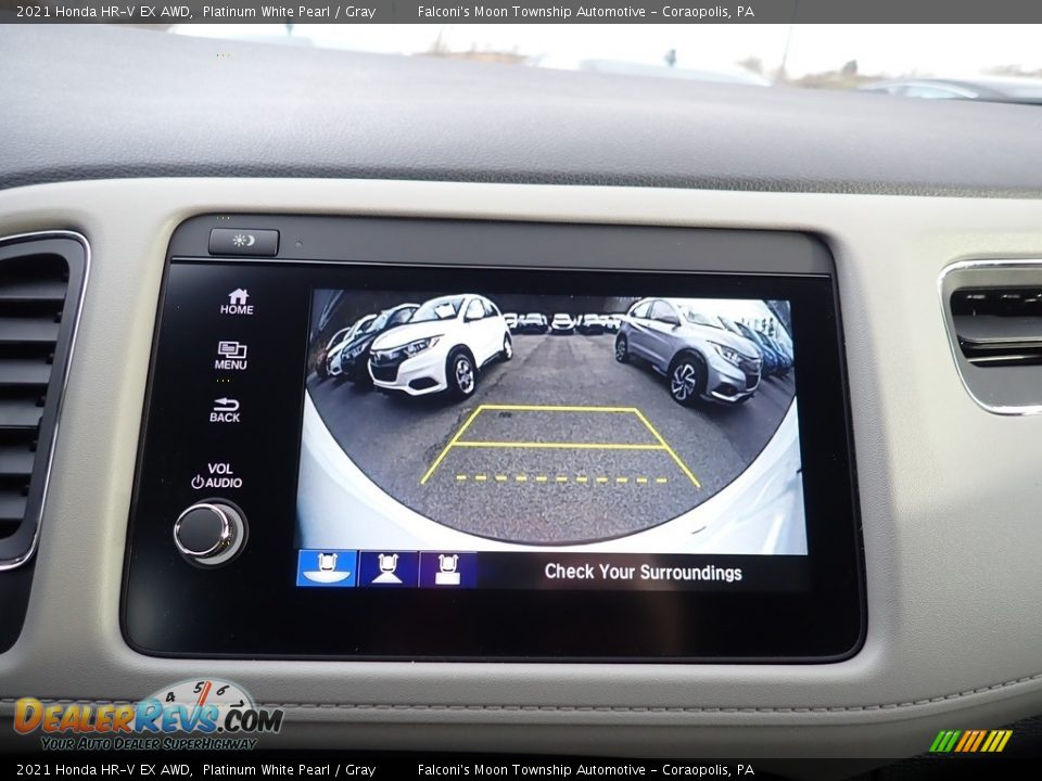 2021 Honda HR-V EX AWD Platinum White Pearl / Gray Photo #16