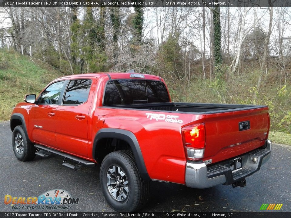 2017 Toyota Tacoma TRD Off Road Double Cab 4x4 Barcelona Red Metallic / Black Photo #10