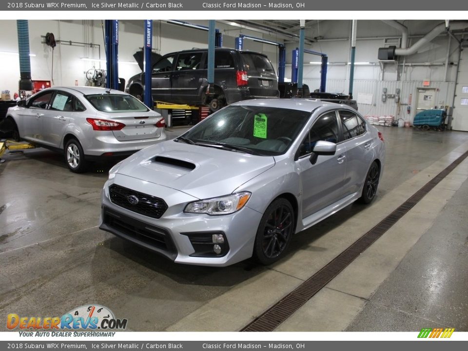2018 Subaru WRX Premium Ice Silver Metallic / Carbon Black Photo #1