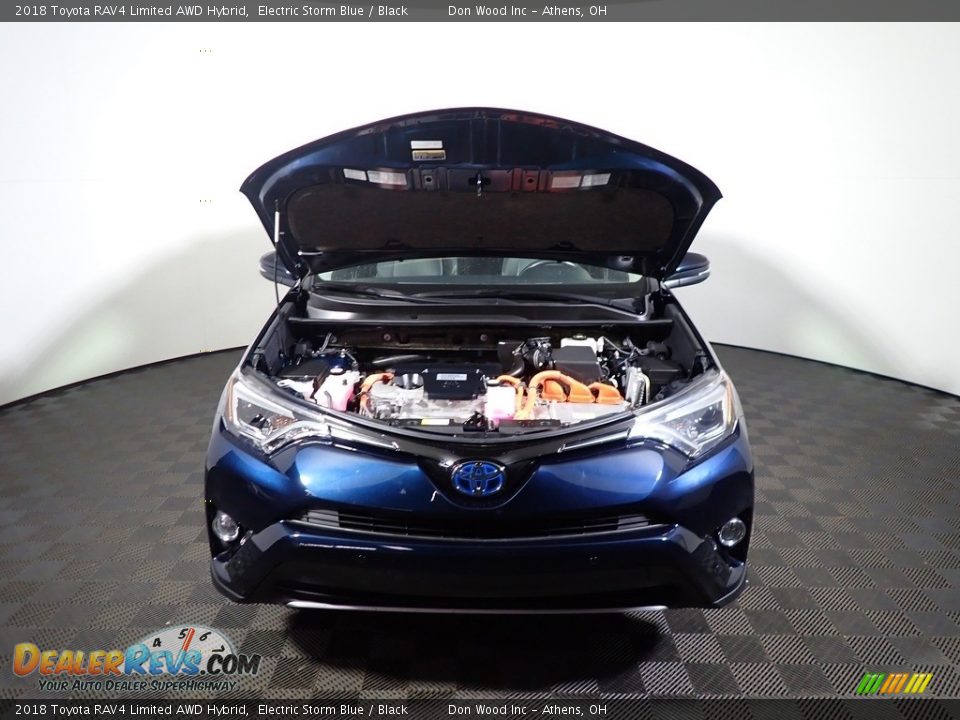 2018 Toyota RAV4 Limited AWD Hybrid Electric Storm Blue / Black Photo #5