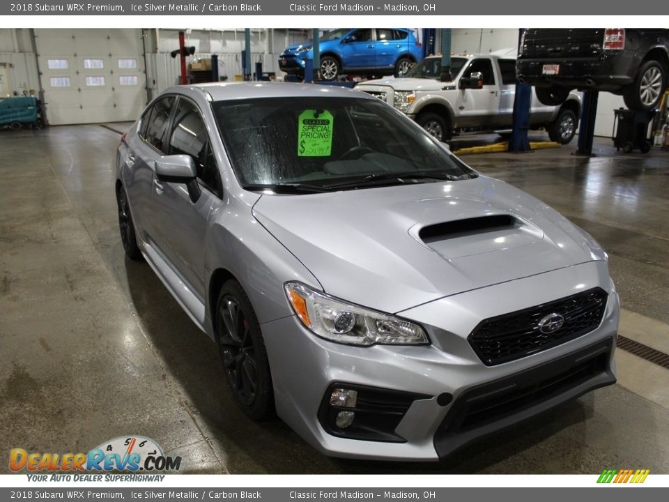 2018 Subaru WRX Premium Ice Silver Metallic / Carbon Black Photo #3