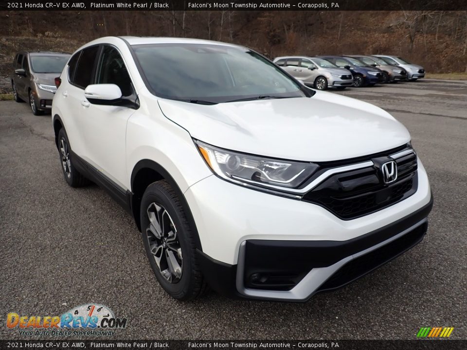 2021 Honda CR-V EX AWD Platinum White Pearl / Black Photo #6