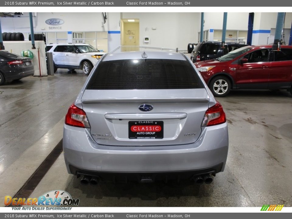 2018 Subaru WRX Premium Ice Silver Metallic / Carbon Black Photo #6