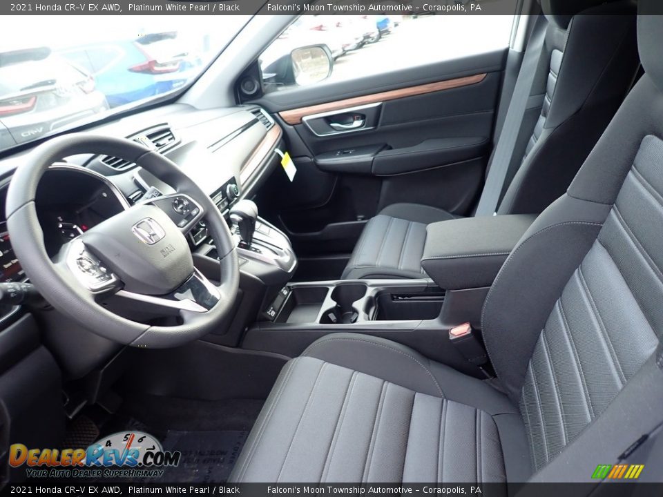 2021 Honda CR-V EX AWD Platinum White Pearl / Black Photo #8