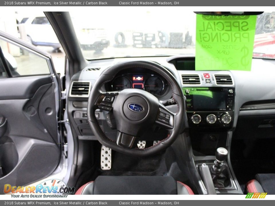 2018 Subaru WRX Premium Ice Silver Metallic / Carbon Black Photo #9