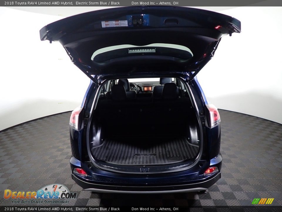 2018 Toyota RAV4 Limited AWD Hybrid Electric Storm Blue / Black Photo #13