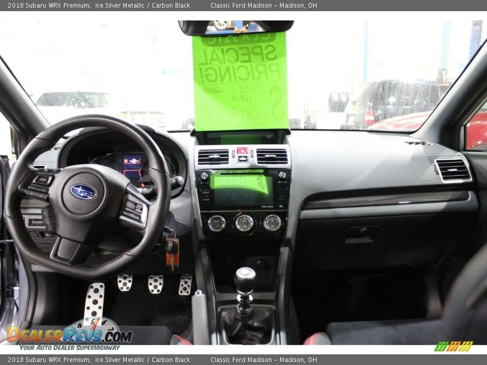 2018 Subaru WRX Premium Ice Silver Metallic / Carbon Black Photo #10