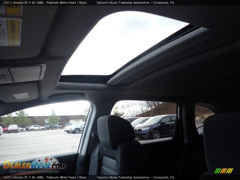 2021 Honda CR-V EX AWD Platinum White Pearl / Black Photo #12