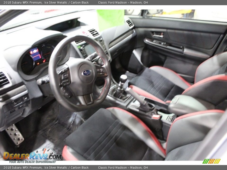 2018 Subaru WRX Premium Ice Silver Metallic / Carbon Black Photo #11