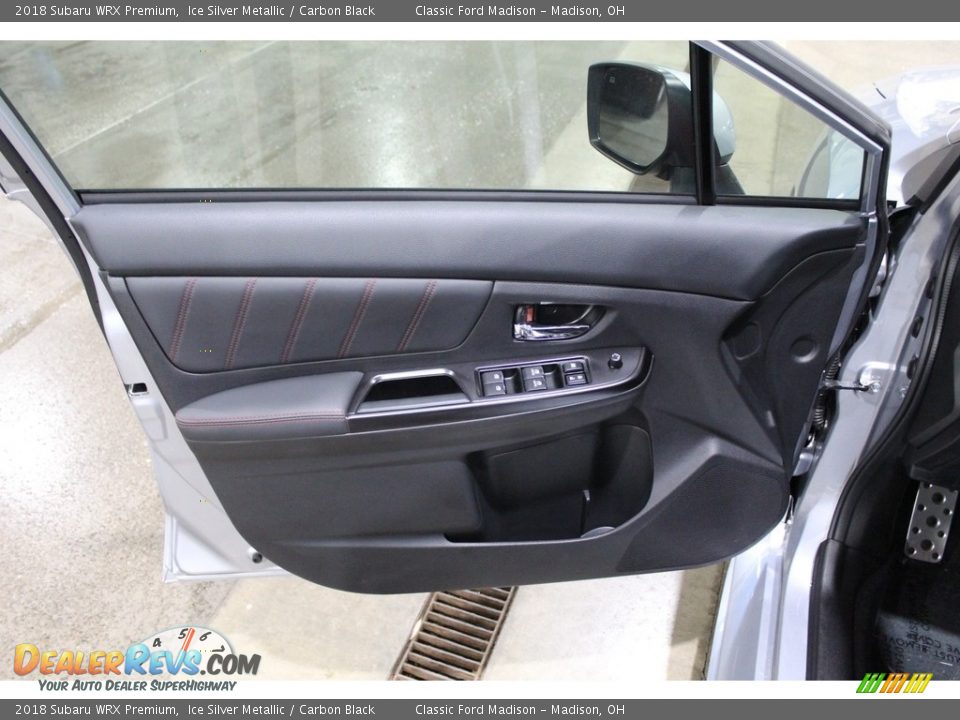 2018 Subaru WRX Premium Ice Silver Metallic / Carbon Black Photo #12