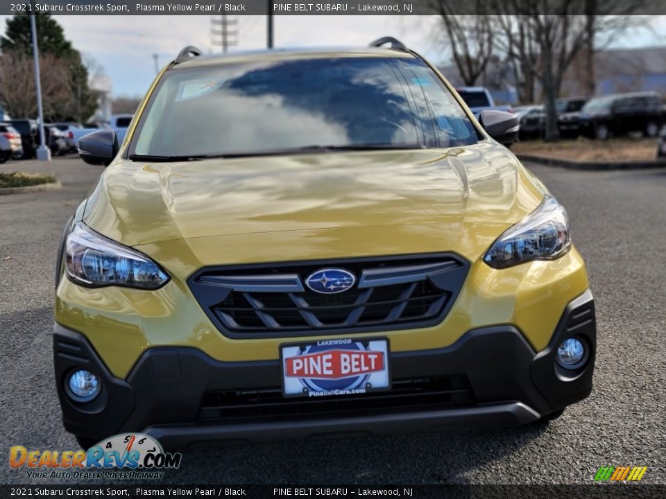 2021 Subaru Crosstrek Sport Plasma Yellow Pearl / Black Photo #3