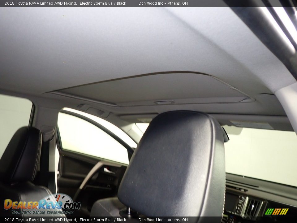 2018 Toyota RAV4 Limited AWD Hybrid Electric Storm Blue / Black Photo #20