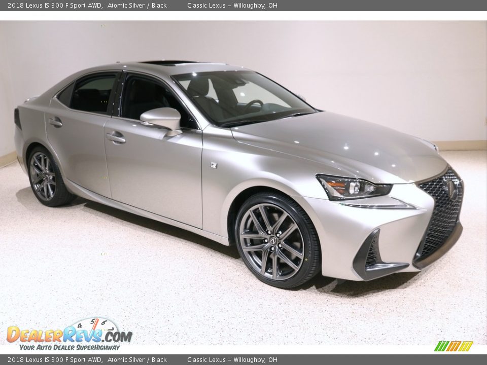 2018 Lexus IS 300 F Sport AWD Atomic Silver / Black Photo #1