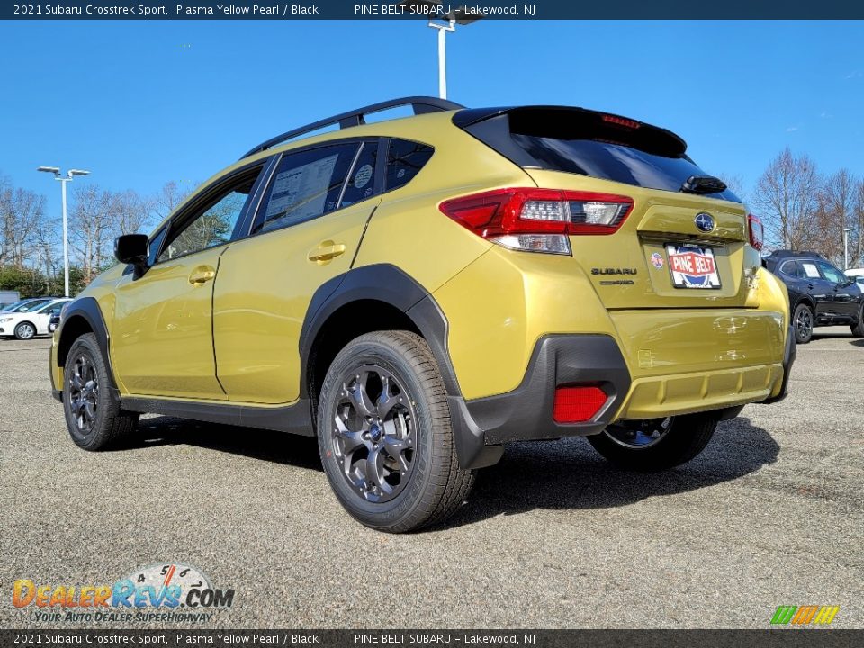 2021 Subaru Crosstrek Sport Plasma Yellow Pearl / Black Photo #6