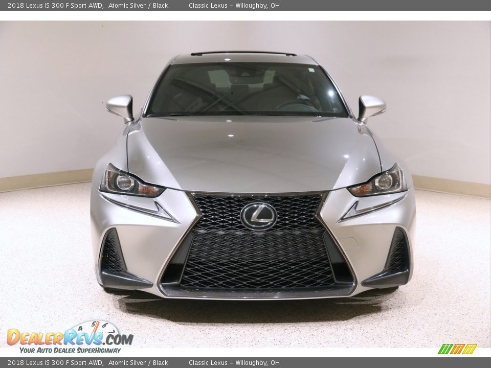 2018 Lexus IS 300 F Sport AWD Atomic Silver / Black Photo #2