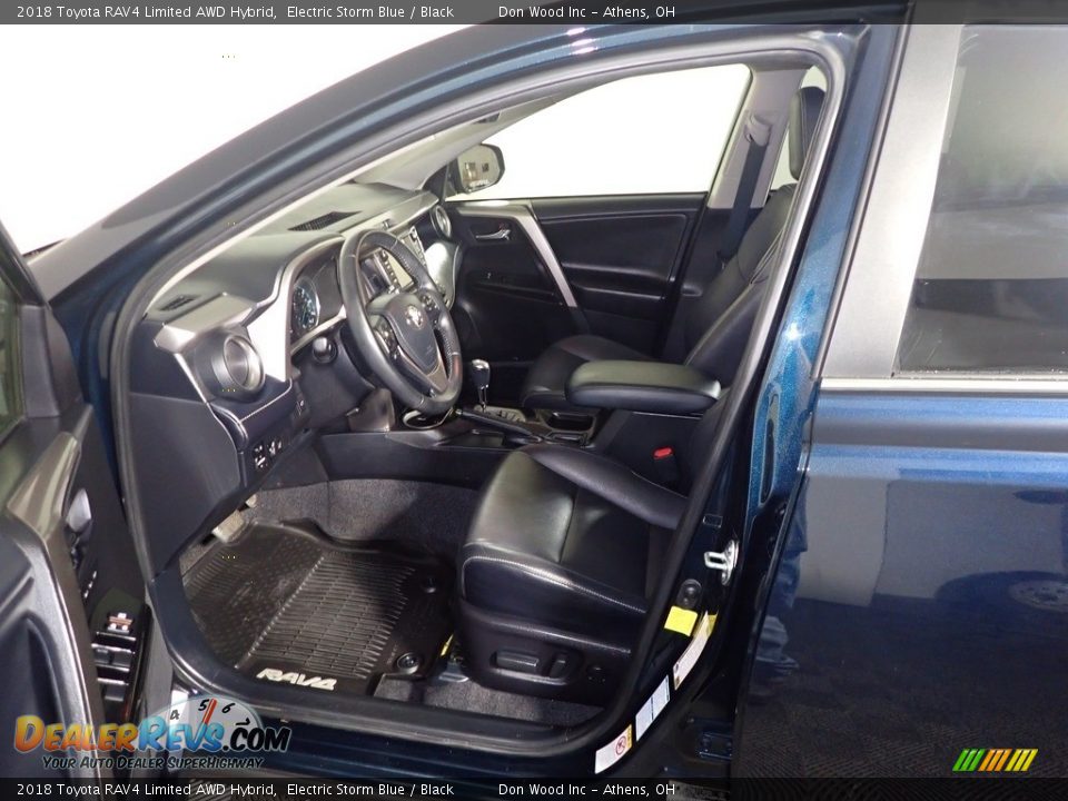 2018 Toyota RAV4 Limited AWD Hybrid Electric Storm Blue / Black Photo #23