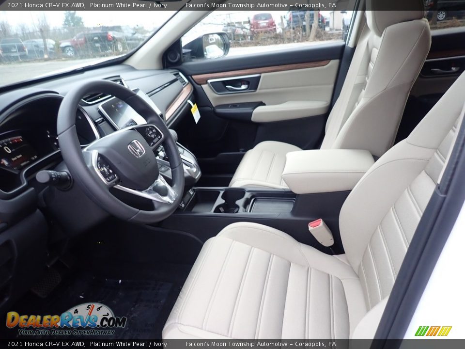Front Seat of 2021 Honda CR-V EX AWD Photo #8