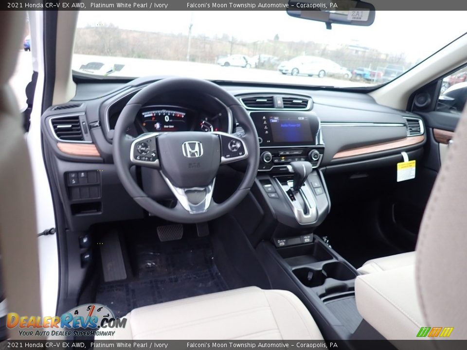 Dashboard of 2021 Honda CR-V EX AWD Photo #10