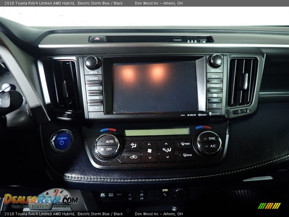 2018 Toyota RAV4 Limited AWD Hybrid Electric Storm Blue / Black Photo #33
