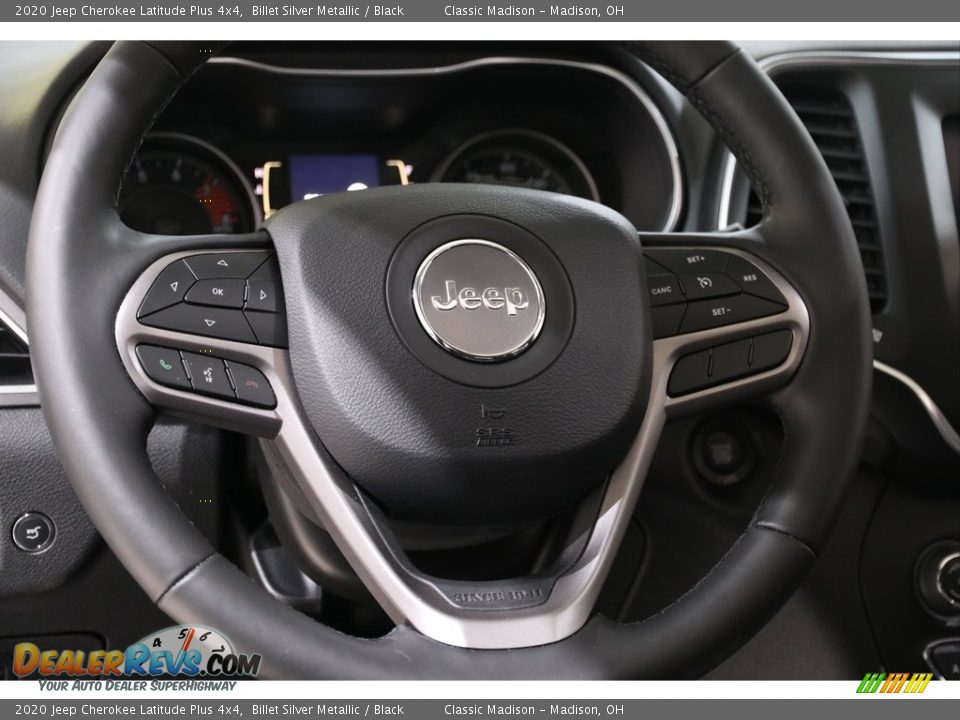 2020 Jeep Cherokee Latitude Plus 4x4 Steering Wheel Photo #7