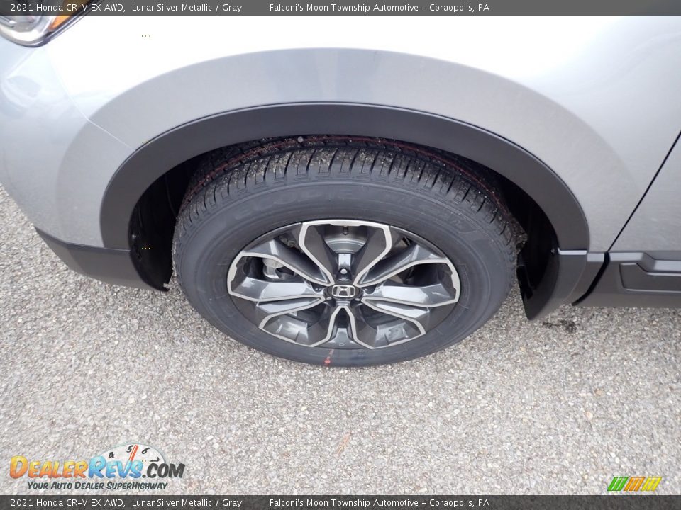 2021 Honda CR-V EX AWD Lunar Silver Metallic / Gray Photo #2