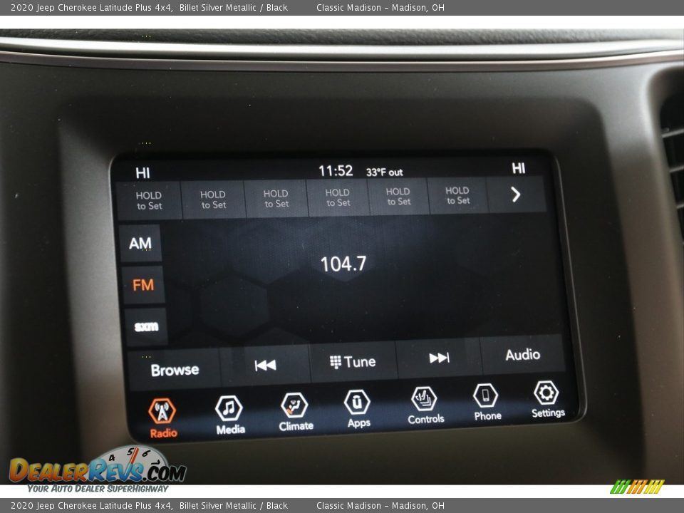 Audio System of 2020 Jeep Cherokee Latitude Plus 4x4 Photo #9