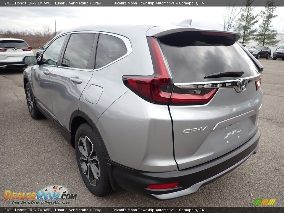 2021 Honda CR-V EX AWD Lunar Silver Metallic / Gray Photo #3