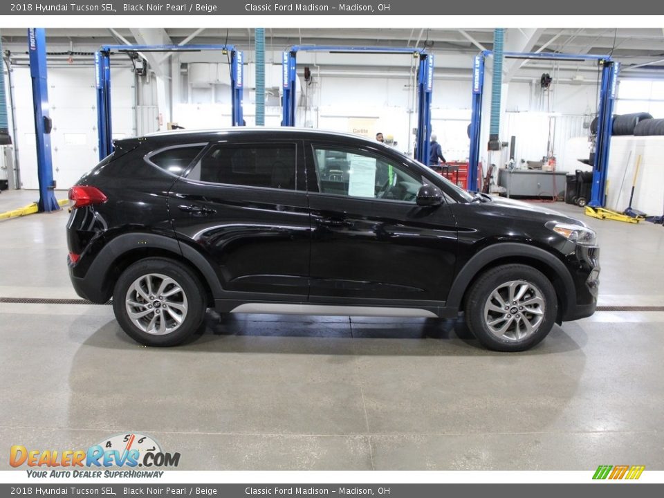 Black Noir Pearl 2018 Hyundai Tucson SEL Photo #4