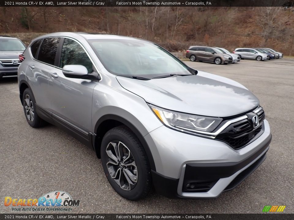 2021 Honda CR-V EX AWD Lunar Silver Metallic / Gray Photo #6