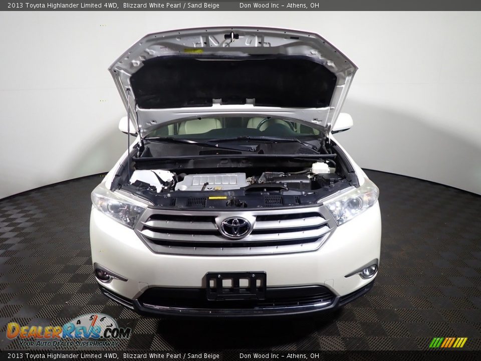 2013 Toyota Highlander Limited 4WD Blizzard White Pearl / Sand Beige Photo #5