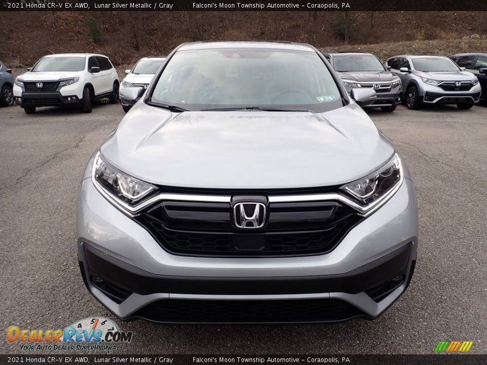 2021 Honda CR-V EX AWD Lunar Silver Metallic / Gray Photo #7