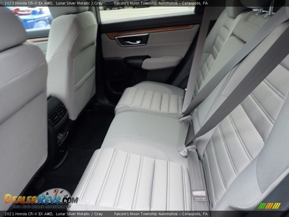 2021 Honda CR-V EX AWD Lunar Silver Metallic / Gray Photo #9