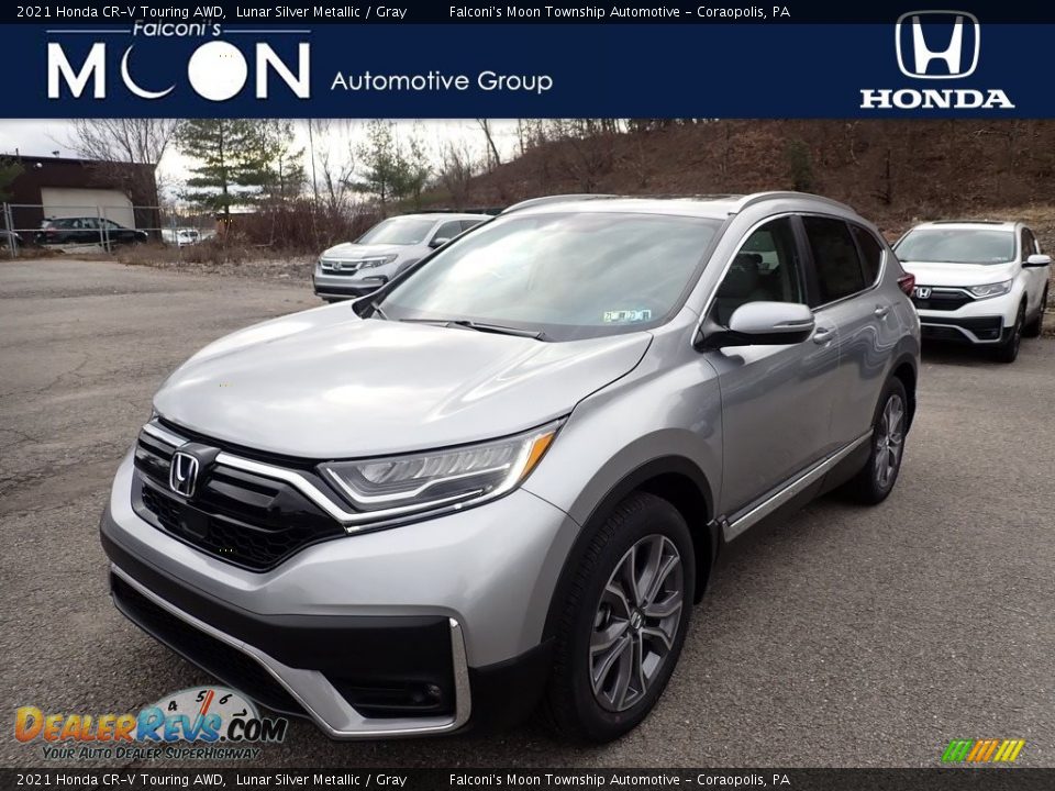 2021 Honda CR-V Touring AWD Lunar Silver Metallic / Gray Photo #1