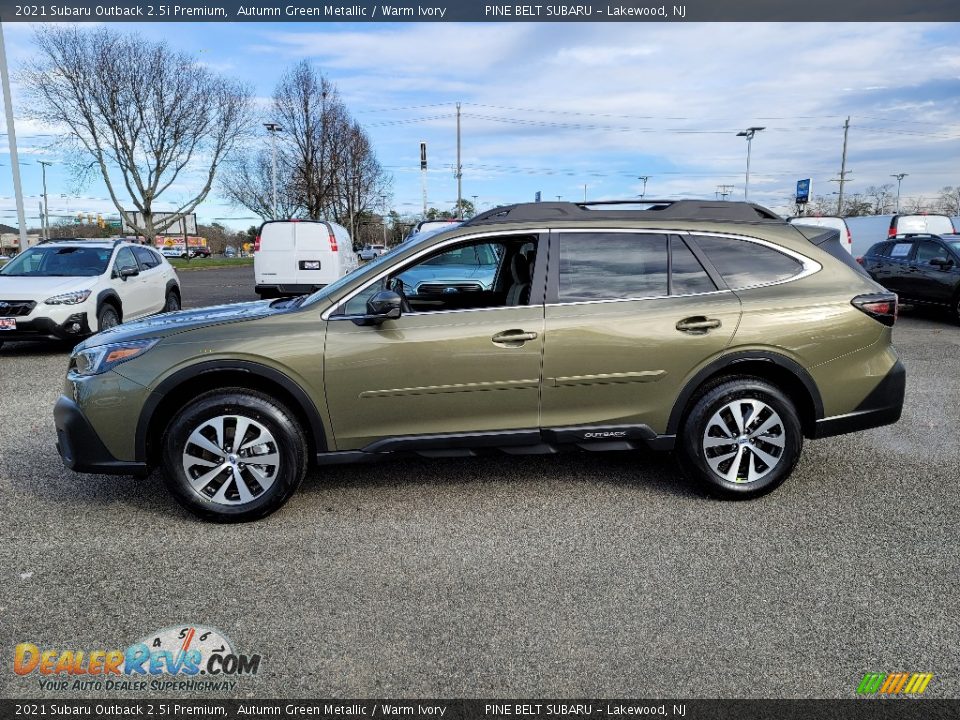 2021 Subaru Outback 2.5i Premium Autumn Green Metallic / Warm Ivory Photo #4