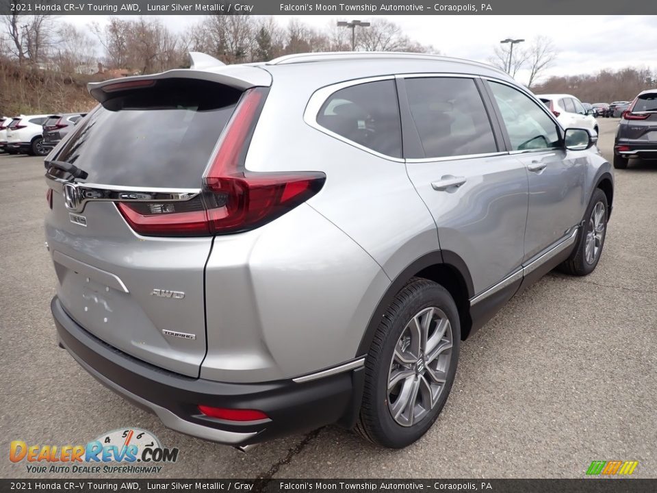2021 Honda CR-V Touring AWD Lunar Silver Metallic / Gray Photo #5