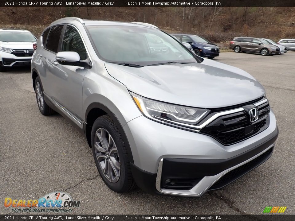 Front 3/4 View of 2021 Honda CR-V Touring AWD Photo #6