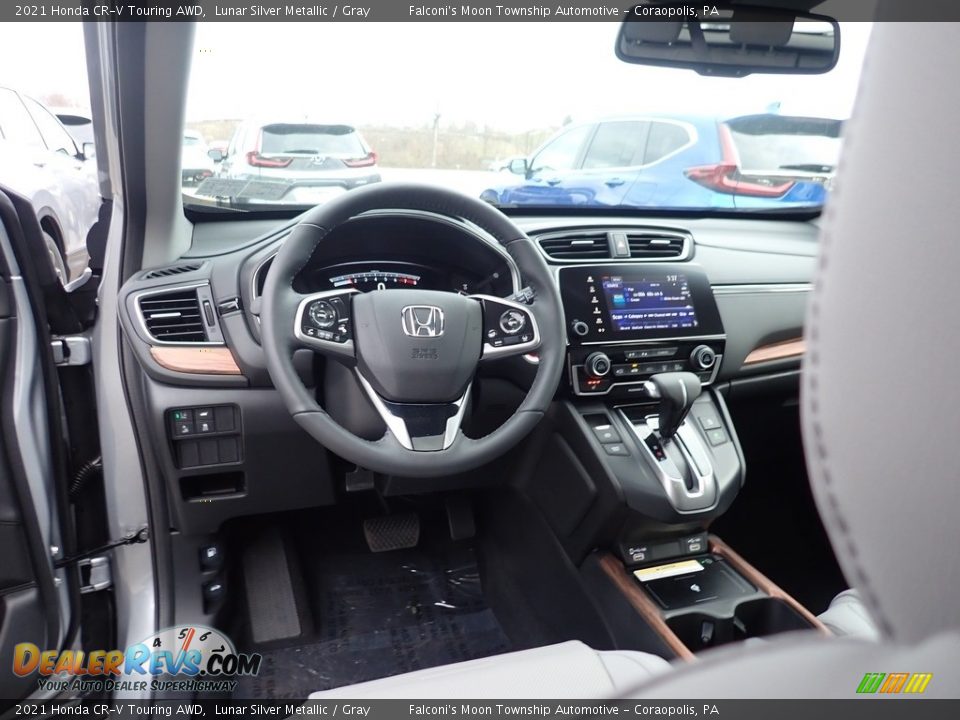 Dashboard of 2021 Honda CR-V Touring AWD Photo #11