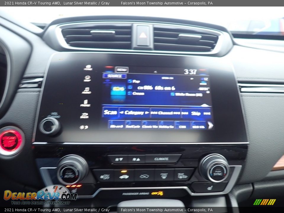 2021 Honda CR-V Touring AWD Lunar Silver Metallic / Gray Photo #15