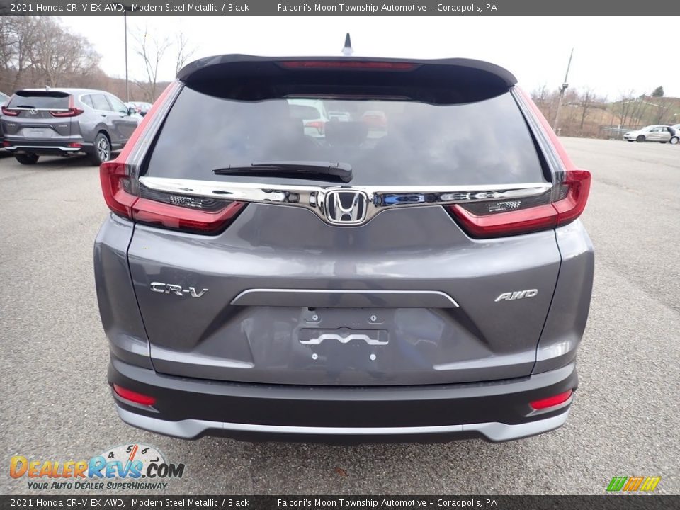 2021 Honda CR-V EX AWD Modern Steel Metallic / Black Photo #4