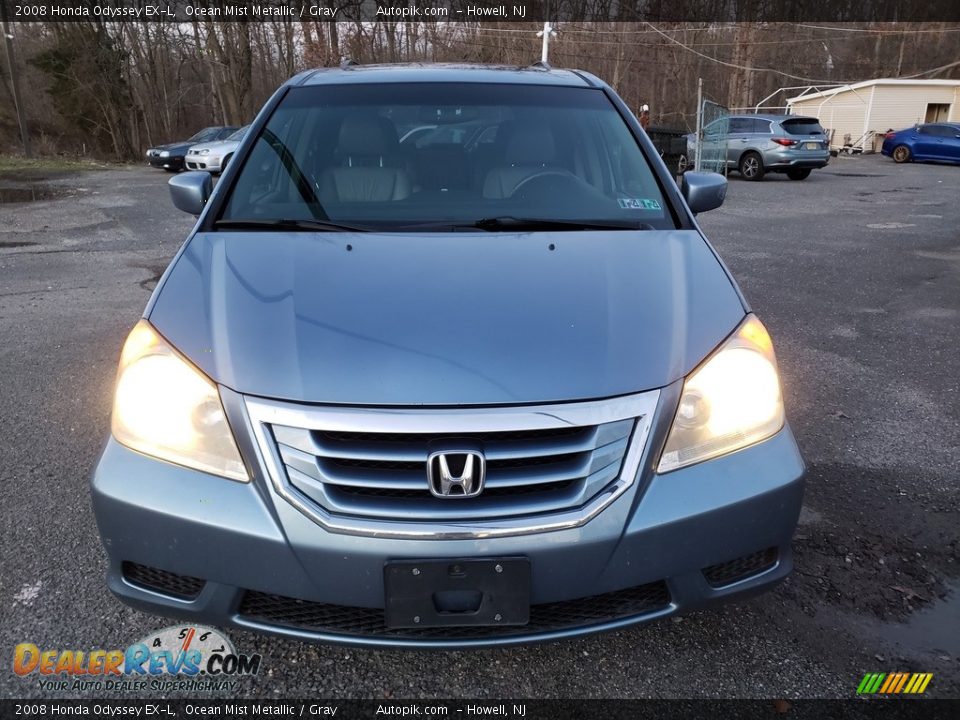 2008 Honda Odyssey EX-L Ocean Mist Metallic / Gray Photo #2