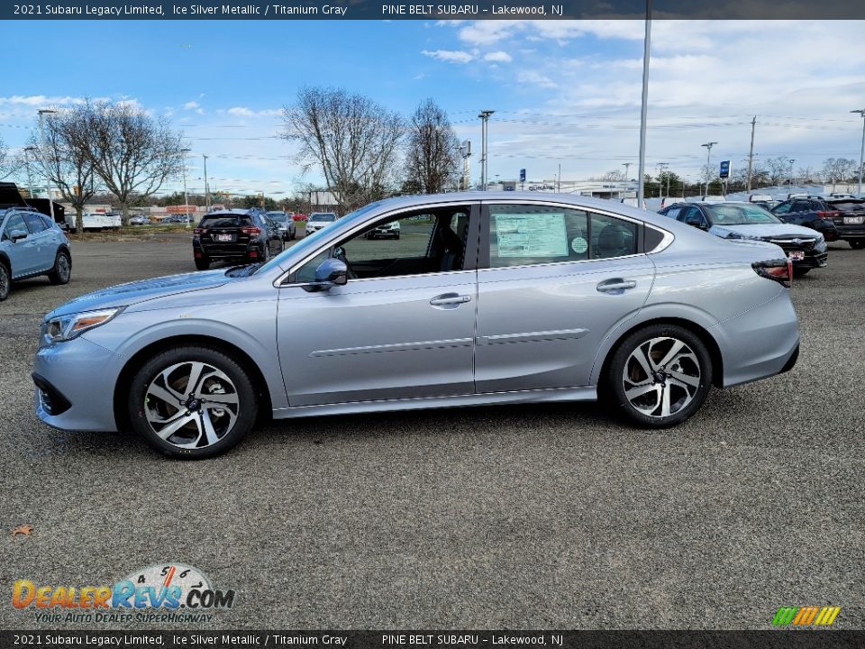 2021 Subaru Legacy Limited Ice Silver Metallic / Titanium Gray Photo #4