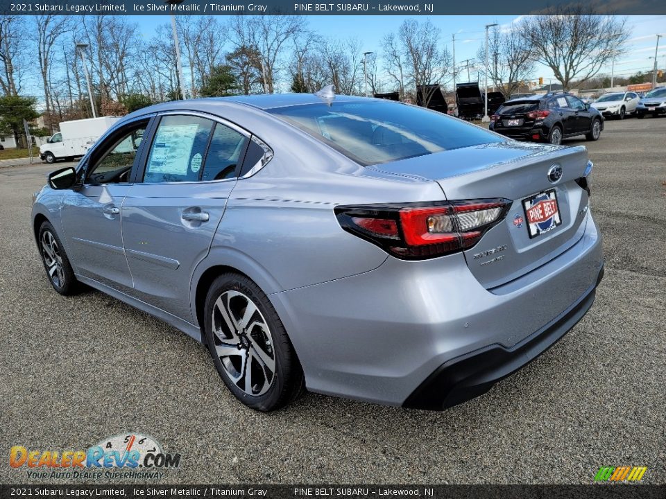 2021 Subaru Legacy Limited Ice Silver Metallic / Titanium Gray Photo #6