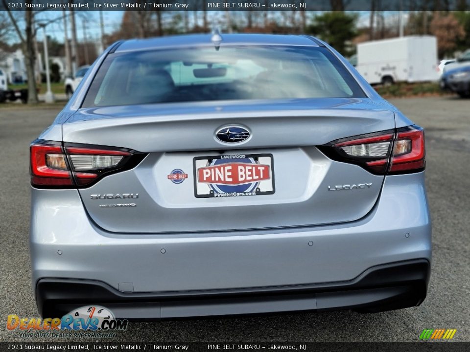 2021 Subaru Legacy Limited Ice Silver Metallic / Titanium Gray Photo #7