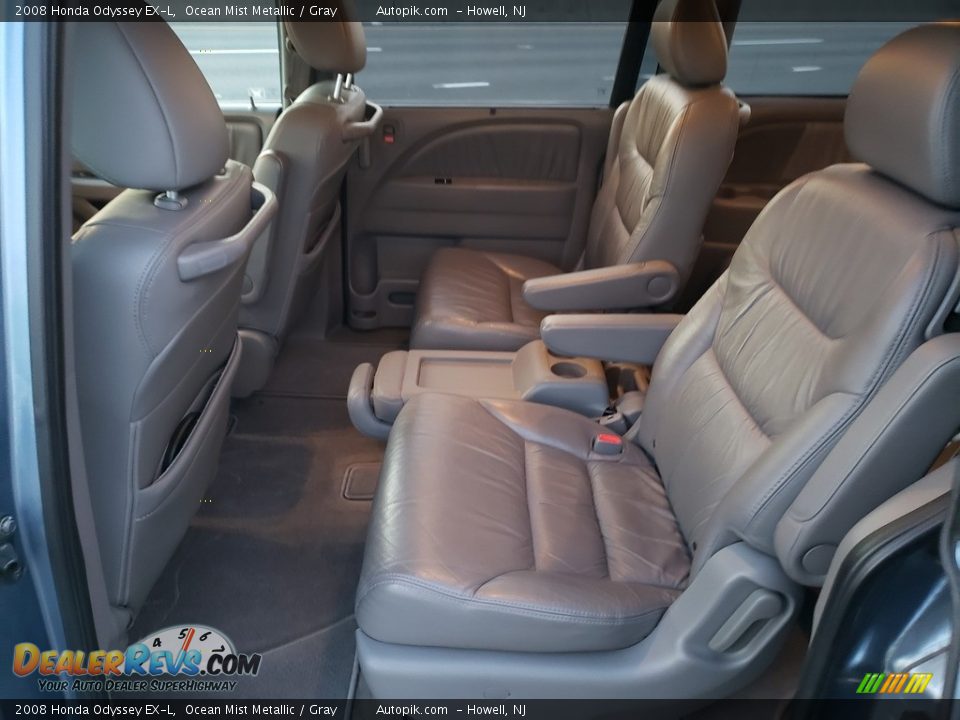 2008 Honda Odyssey EX-L Ocean Mist Metallic / Gray Photo #10