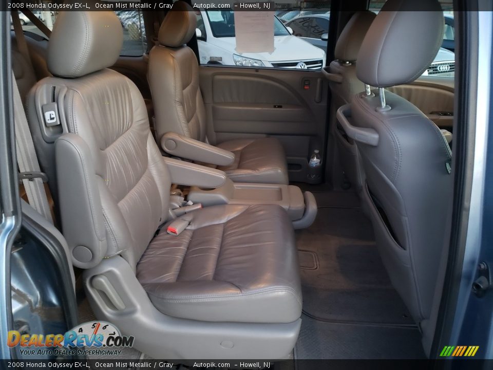 2008 Honda Odyssey EX-L Ocean Mist Metallic / Gray Photo #13