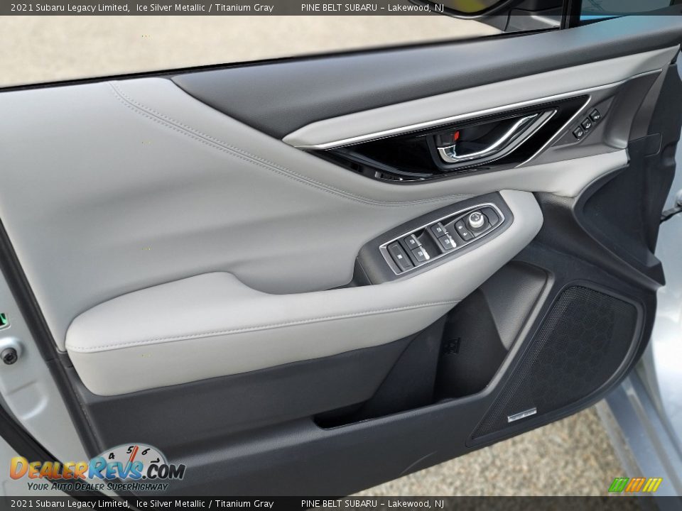 2021 Subaru Legacy Limited Ice Silver Metallic / Titanium Gray Photo #13