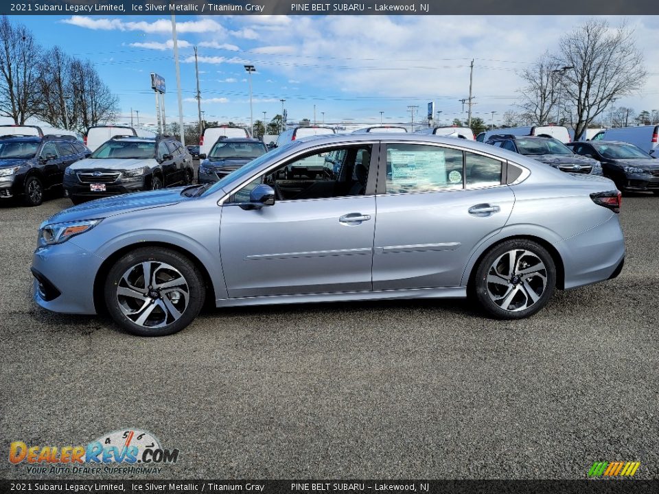 2021 Subaru Legacy Limited Ice Silver Metallic / Titanium Gray Photo #4