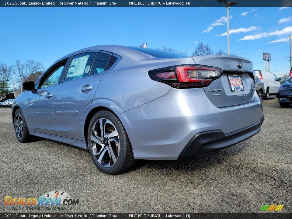 2021 Subaru Legacy Limited Ice Silver Metallic / Titanium Gray Photo #6