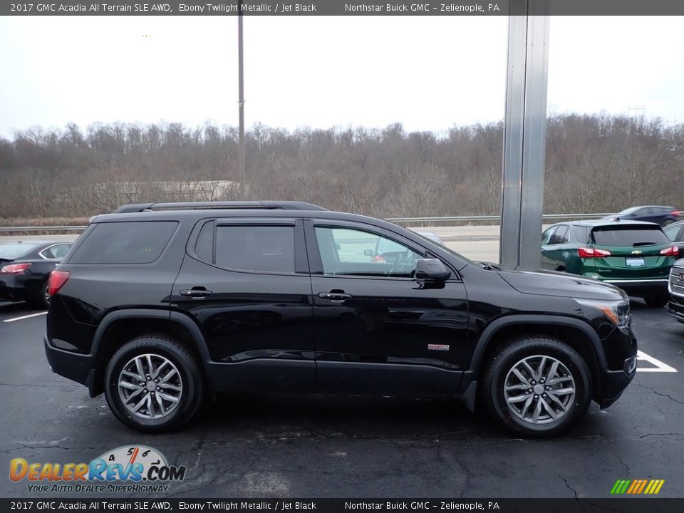 2017 GMC Acadia All Terrain SLE AWD Ebony Twilight Metallic / Jet Black Photo #5