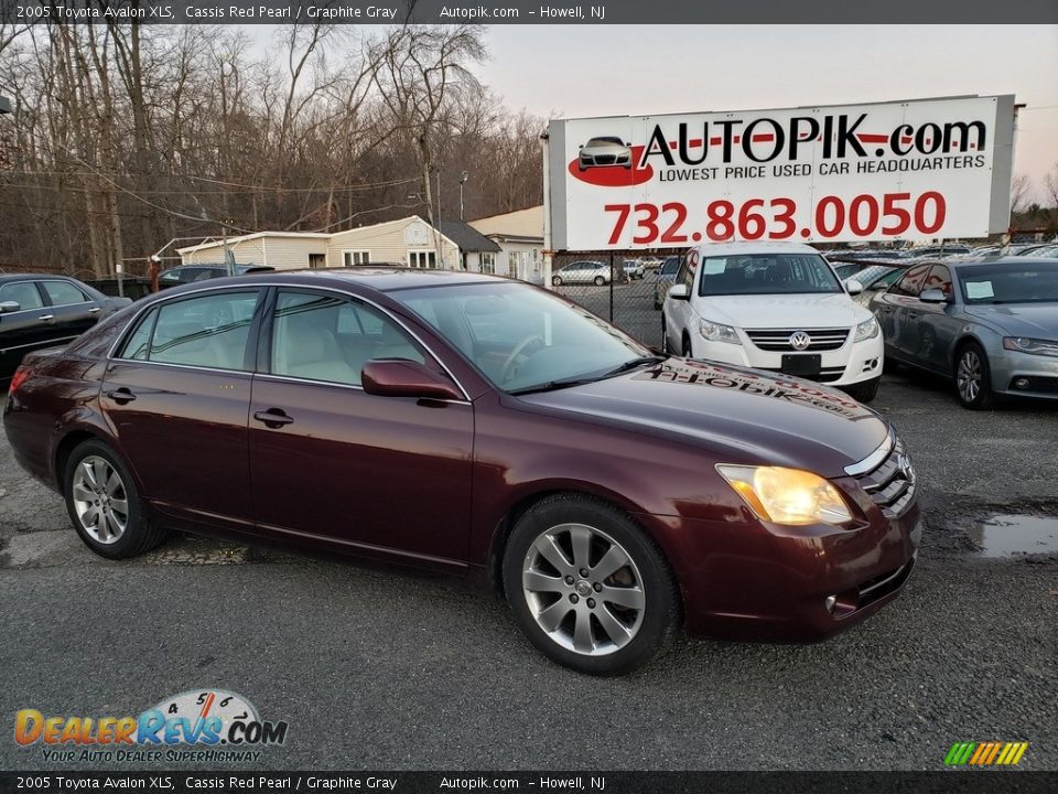 2005 Toyota Avalon XLS Cassis Red Pearl / Graphite Gray Photo #1